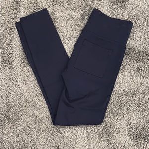 Lou and Grey Back Pocket Ponte Legging Navy NWT